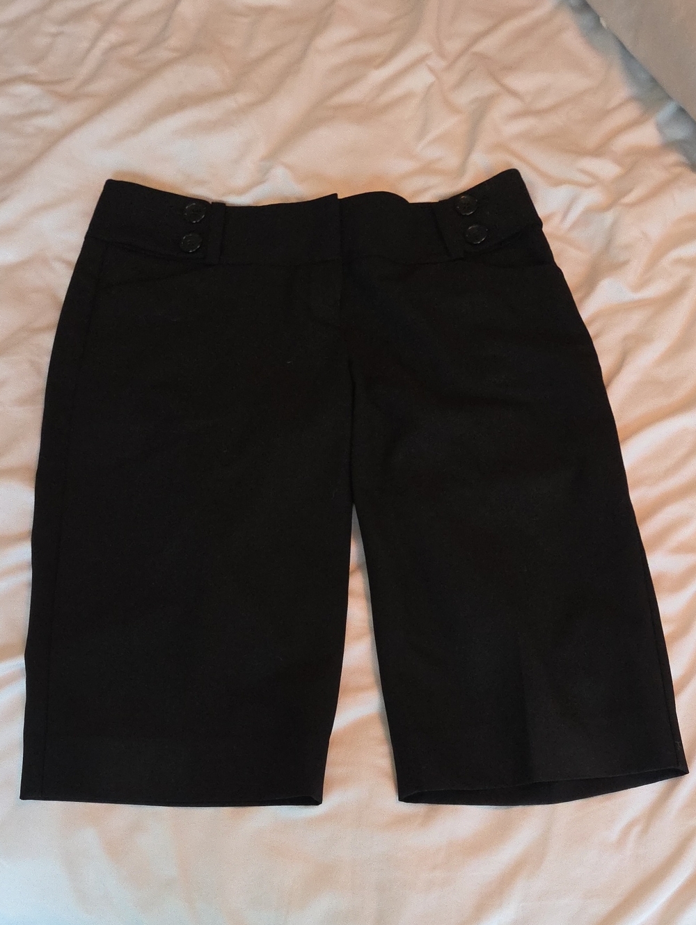 The Limited Black Tailored Bermuda Shorts